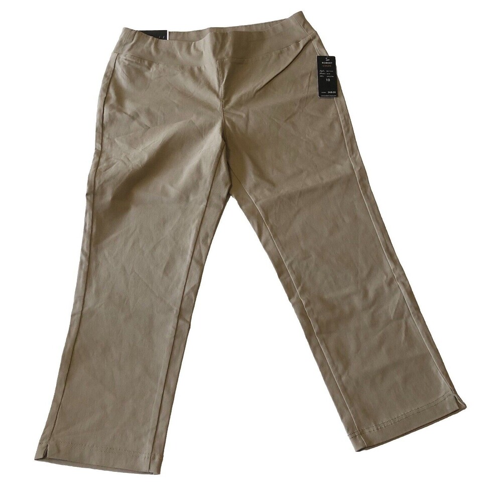 Robert Louis Women’s Essential Bootcut Stretch Pull On Sand Size 10 NWT
